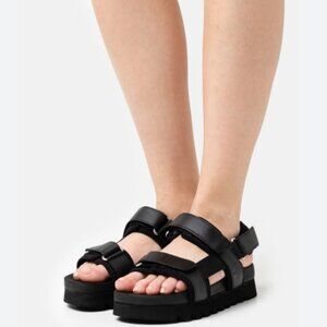 Timberland Men's Santa Monica Sunrise Backstrap Sandal Size 7.5 Black